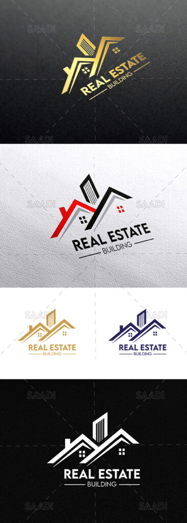 real estate logo, house logo, home logo, building, creative