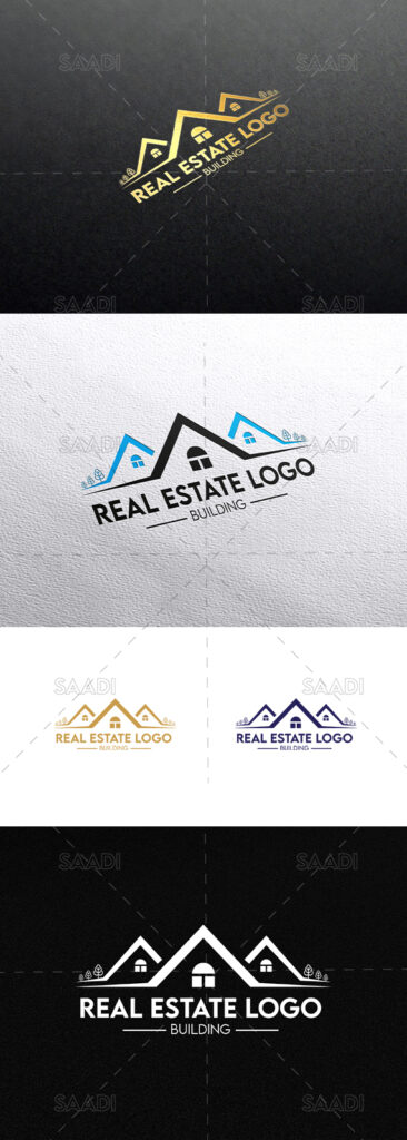 real estate Building logo, Architect form, developer logo