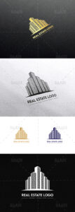 real estate logo building logo developer logo