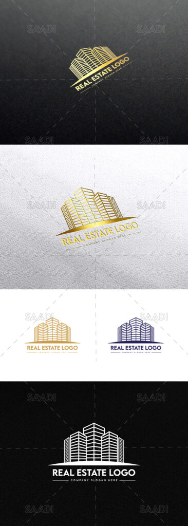 real estate logo-multiple buildings logo