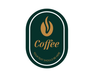 coffee logo design ideas with coffee bean