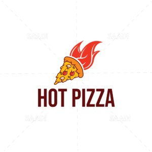 Hot Pizza Logo-Fire-Slice Food Logo best pizza logo Chef free pizza slice logo home slice pizza logo Hot Pizza Logo luxury pizza logo pizza box logo