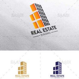 real estate logo high rise buildings logo