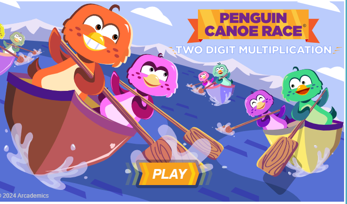 penguin canoe race