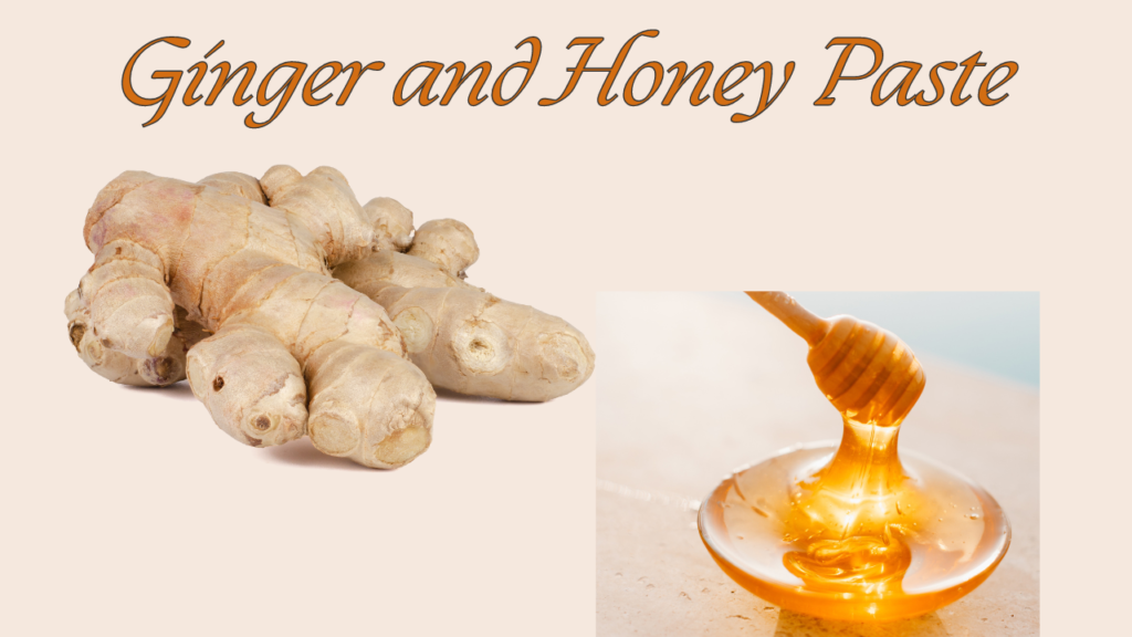 Ginger and Honey Paste 1