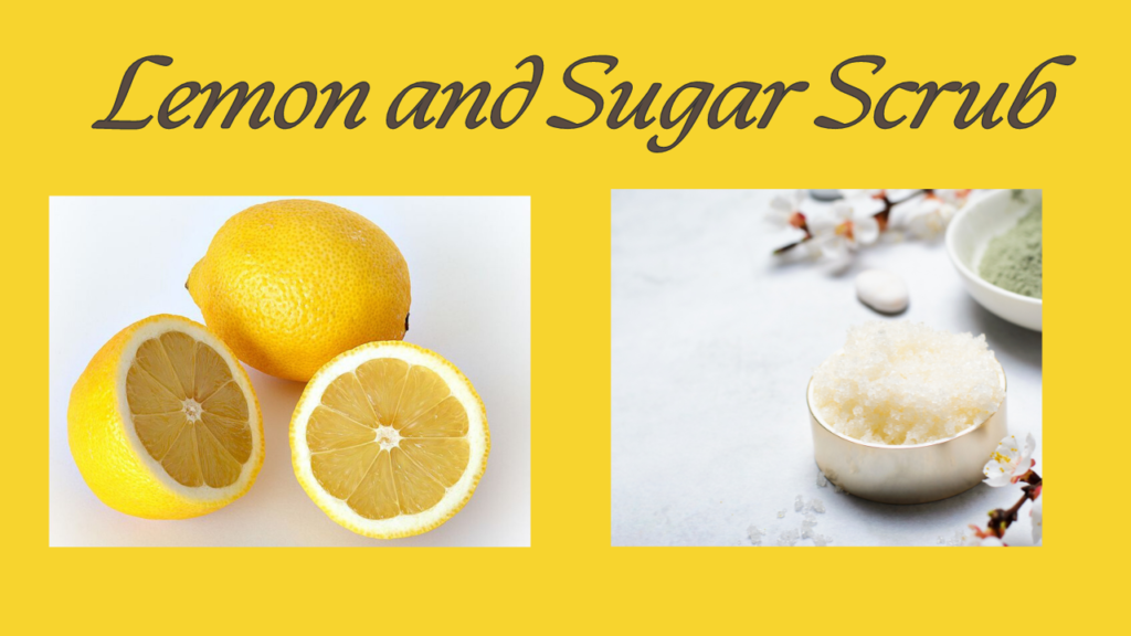 Lemon and Sugar Scrub